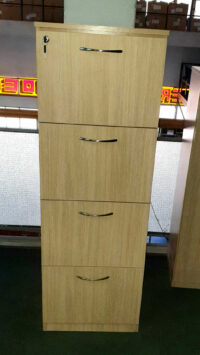 4 Drawer Filing Cabinet - Melamine