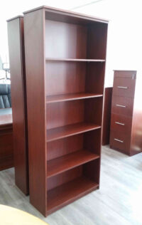 5 Tier Open Book Case - Melamine