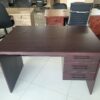 1500 x 800 - 3 Drawer Desk - Melamine - Thumbnail Image 1