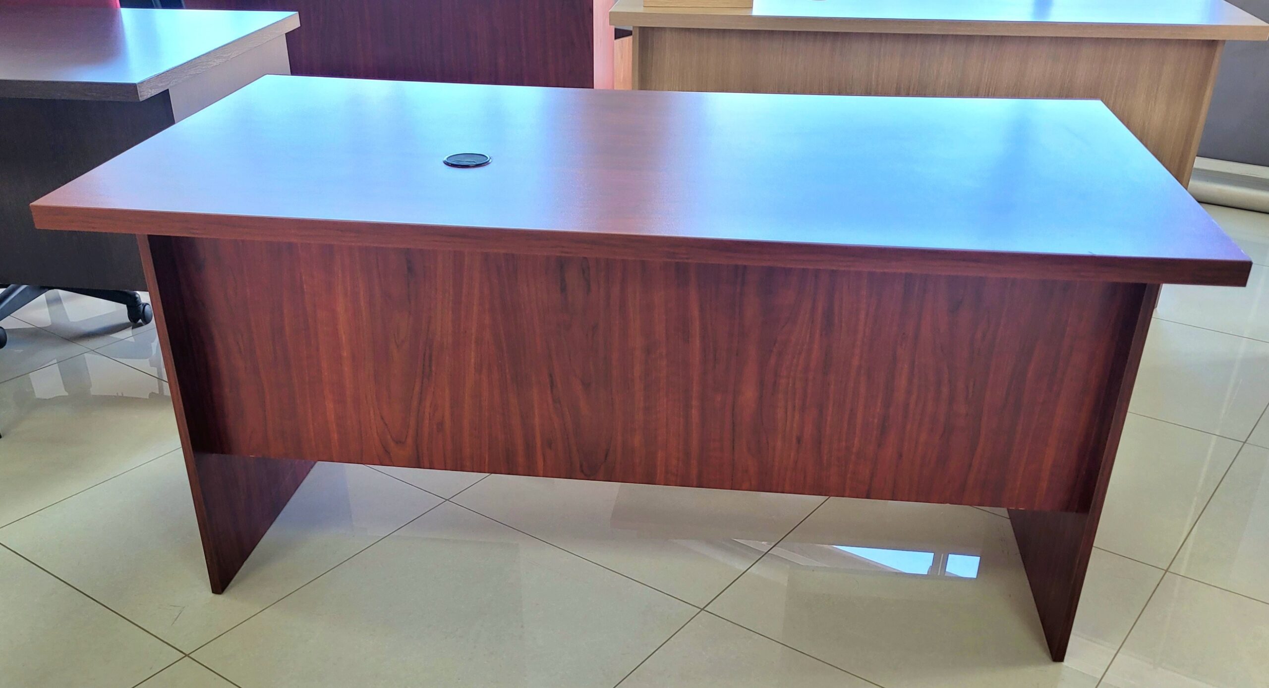 1500 x 800 - 3 Drawer Desk - Melamine - Image 2
